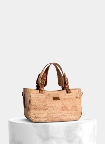 Natural Cork Woman Short Handbag & Crossbody Bag - Shop now at StudioCork