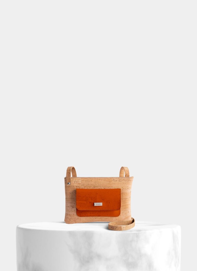Natural Cork Crossbody Bag Color Pocket - Shop now at StudioCork