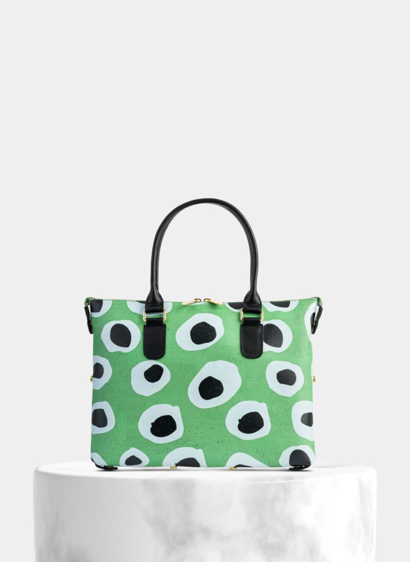 3in1 Cork Handbag Pistachio Giraffe - Shop now at StudioCork