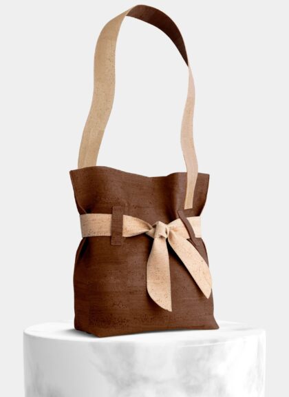 Natural Cork Knot Shoulder Bag - Shop now at StudioCork