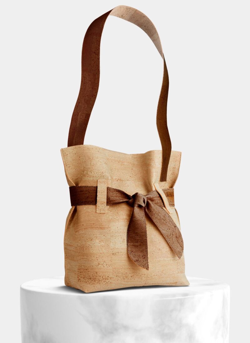 Natural Cork Knot Shoulder Bag - Shop now at StudioCork