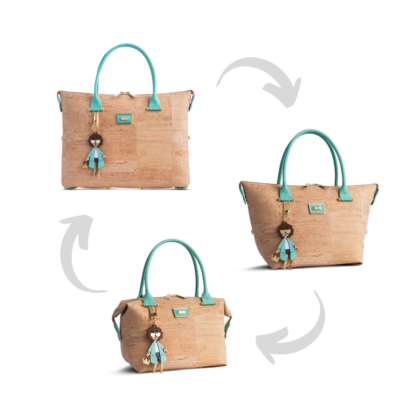 Mini Cork Handbag 3in1 Natural and Multiple Colors - Shop now at StudioCork