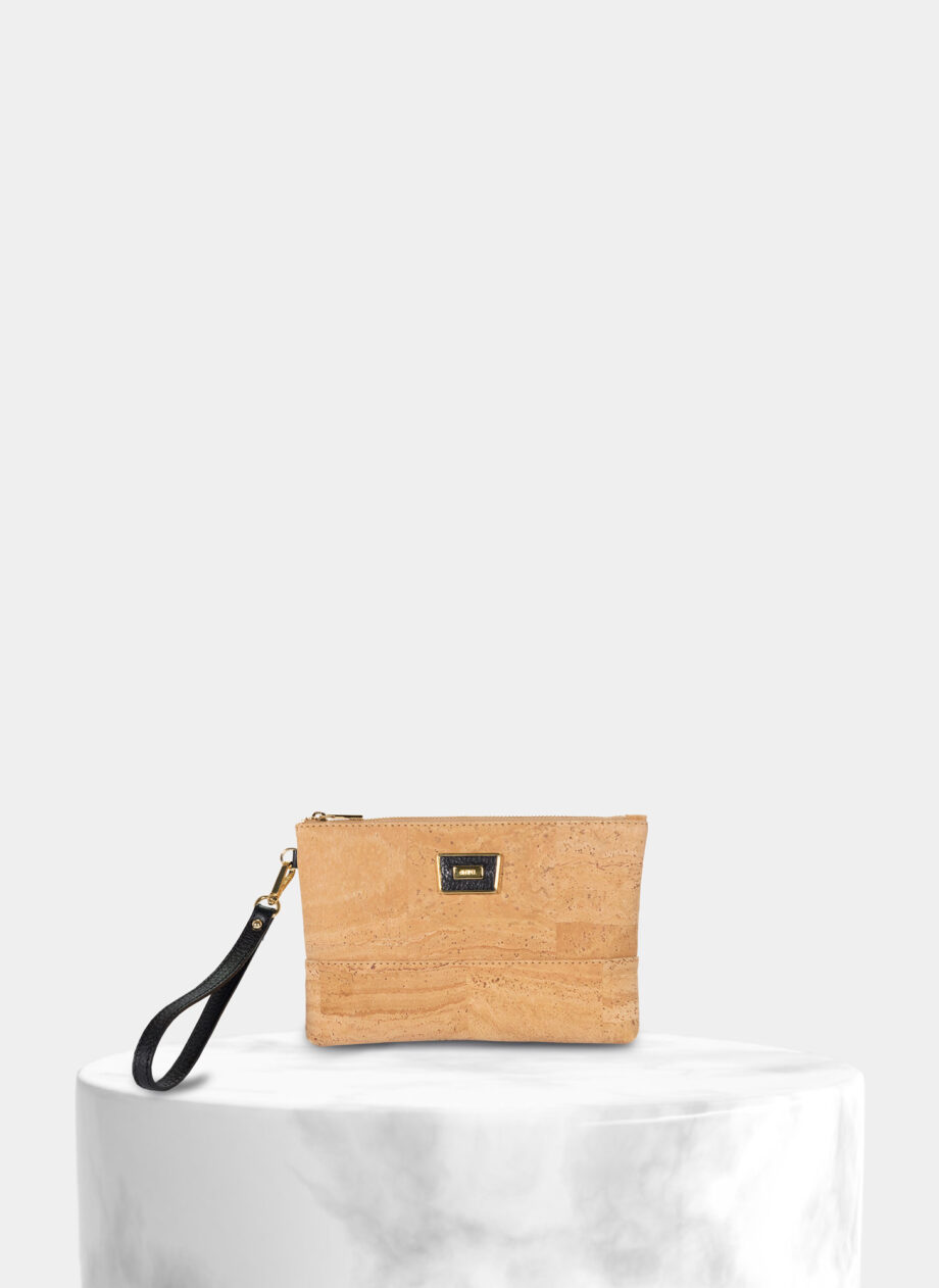 Shop now Cork Clutch Bag Black Details Fast Shipping Worldwide