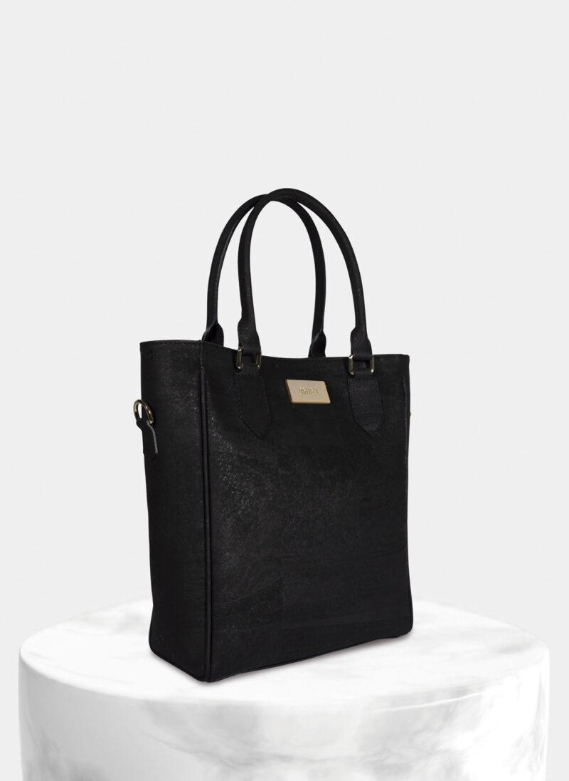 Classic Black Cork Tote Bag